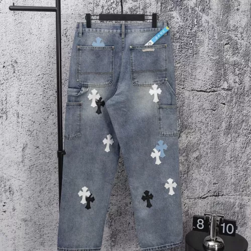 Cheap Chrome Hearts Jeans For Men #1384206 Replica Wholesale [$68.00 USD] [ITEM#1384206] on Replica Chrome Hearts Jeans