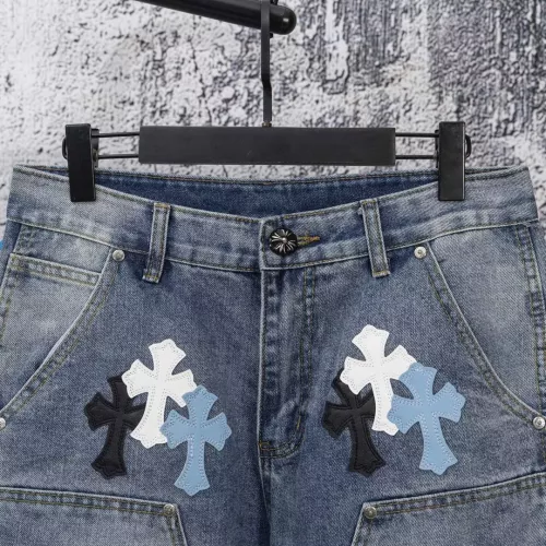 Cheap Chrome Hearts Jeans For Men #1384206 Replica Wholesale [$68.00 USD] [ITEM#1384206] on Replica Chrome Hearts Jeans