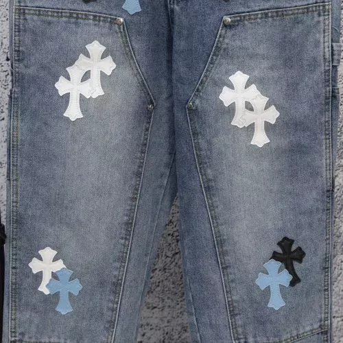 Cheap Chrome Hearts Jeans For Men #1384206 Replica Wholesale [$68.00 USD] [ITEM#1384206] on Replica Chrome Hearts Jeans