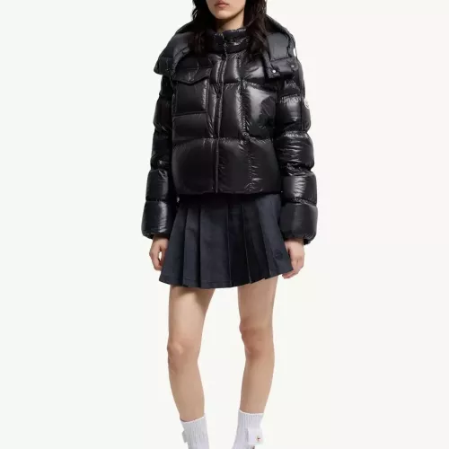 Cheap Moncler Down Feather Coat Long Sleeved For Women #1384357 Replica Wholesale [$215.00 USD] [ITEM#1384357] on Replica Moncler Down Feather Coat