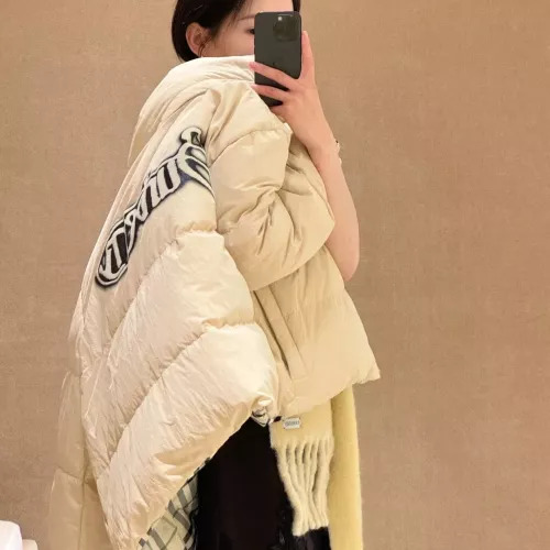 Cheap Burberry Down Feather Coat Long Sleeved For Women #1384401 Replica Wholesale [$180.00 USD] [ITEM#1384401] on Replica Burberry Down Feather Coat