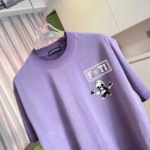 Cheap Chrome Hearts T-Shirts Short Sleeved For Unisex #1384407 Replica Wholesale [$45.00 USD] [ITEM#1384407] on Replica Chrome Hearts T-Shirts