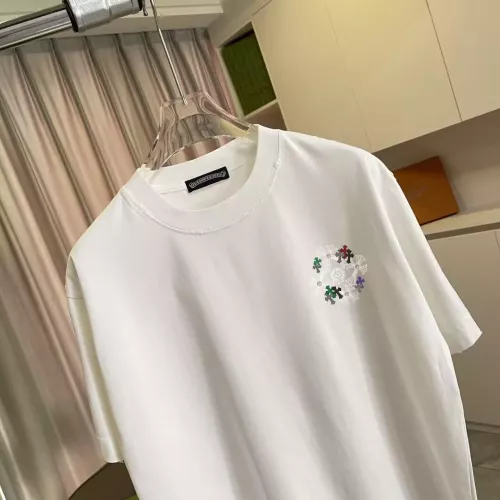 Cheap Chrome Hearts T-Shirts Short Sleeved For Unisex #1384422 Replica Wholesale [$45.00 USD] [ITEM#1384422] on Replica Chrome Hearts T-Shirts