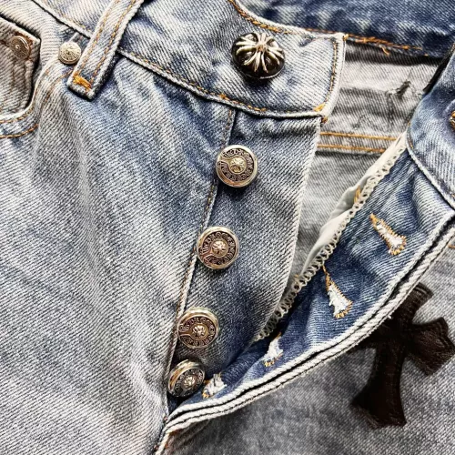 Cheap Chrome Hearts Jeans For Men #1384450 Replica Wholesale [$76.00 USD] [ITEM#1384450] on Replica Chrome Hearts Jeans