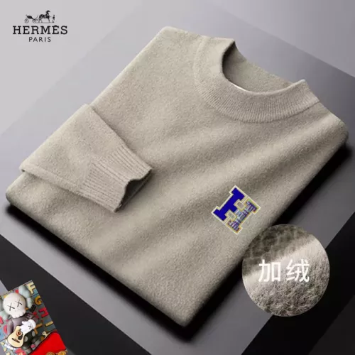 Cheap Hermes Sweaters Long Sleeved For Men #1384537 Replica Wholesale [$48.00 USD] [ITEM#1384537] on Replica Hermes Sweaters