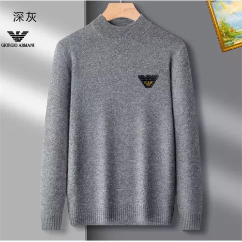 Armani Sweaters Long Sleeved For Men #1384684