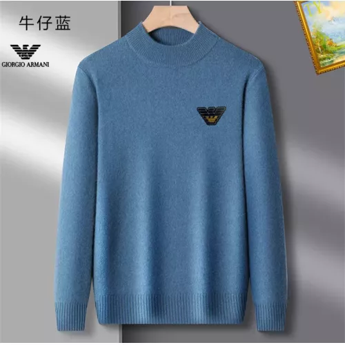 Armani Sweaters Long Sleeved For Men #1384687