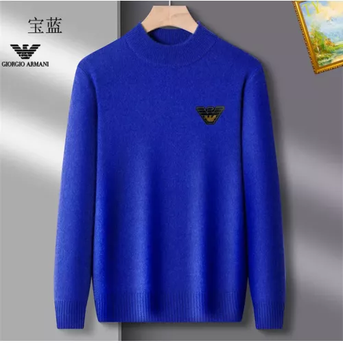 Armani Sweaters Long Sleeved For Men #1384688