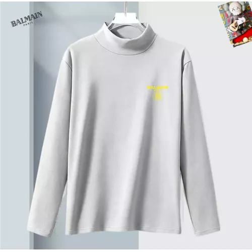 Cheap Balmain T-Shirts Long Sleeved For Men #1384987 Replica Wholesale [$40.00 USD] [ITEM#1384987] on Replica Balmain T-Shirts
