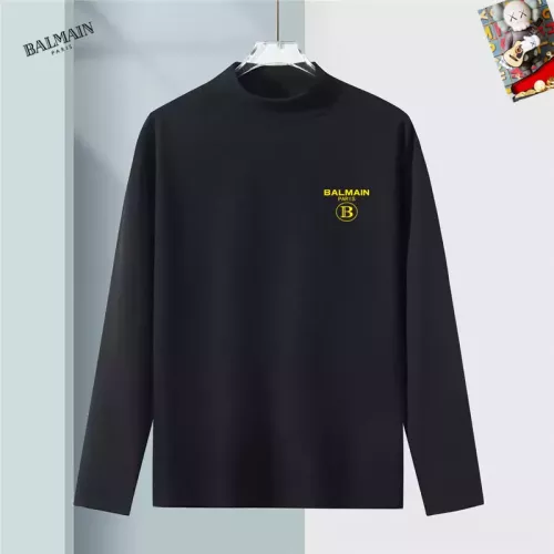 Cheap Balmain T-Shirts Long Sleeved For Men #1384989 Replica Wholesale [$40.00 USD] [ITEM#1384989] on Replica Balmain T-Shirts