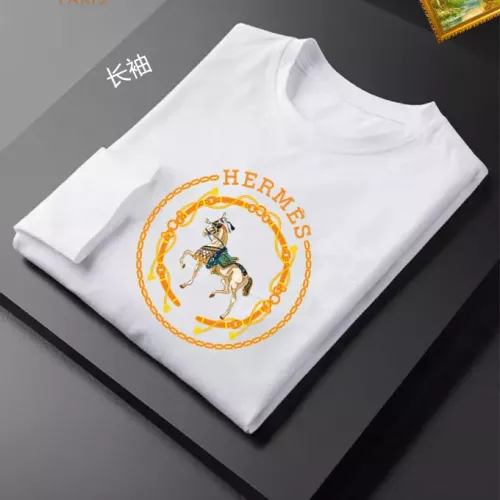 Cheap Hermes T-Shirts Long Sleeved For Unisex #1385037 Replica Wholesale [$34.00 USD] [ITEM#1385037] on Replica Hermes T-Shirts
