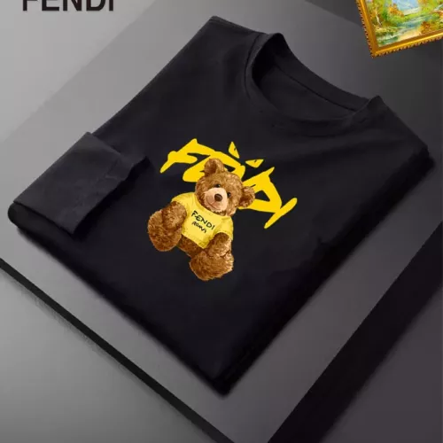 Cheap Fendi T-Shirts Long Sleeved For Unisex #1385076 Replica Wholesale [$34.00 USD] [ITEM#1385076] on Replica Fendi T-Shirts