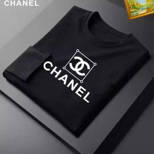 Cheap Chanel T-Shirts Long Sleeved For Unisex #1385108 Replica Wholesale [$34.00 USD] [ITEM#1385108] on Replica Chanel T-Shirts