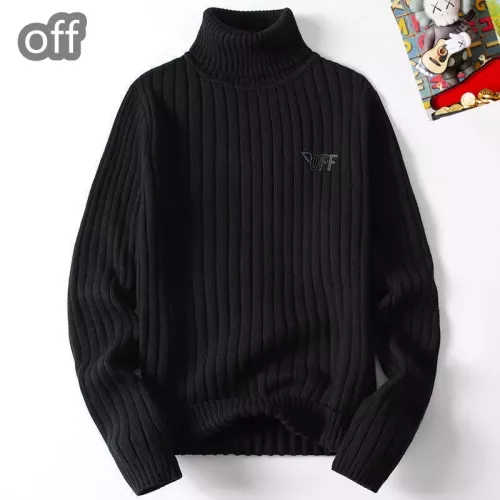 Cheap Off-White Sweaters Long Sleeved For Men #1385236 Replica Wholesale [$42.00 USD] [ITEM#1385236] on Replica Off-White Sweaters