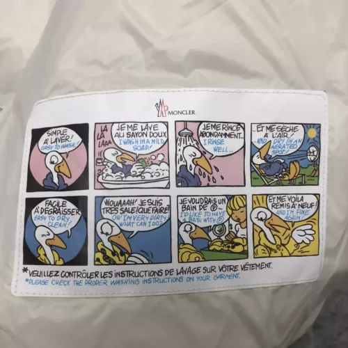 Cheap Moncler Down Feather Coat Long Sleeved For Men #1385247 Replica Wholesale [$132.00 USD] [ITEM#1385247] on Replica Moncler Down Feather Coat