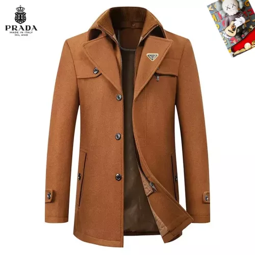 Prada Coat Long Sleeved For Men #1385450