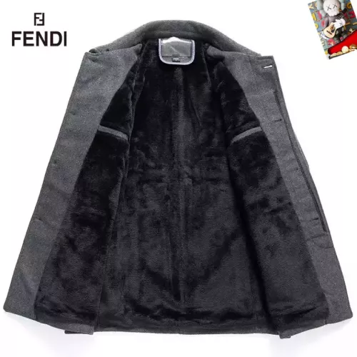 Cheap Fendi Coat Long Sleeved For Men #1385513 Replica Wholesale [$80.00 USD] [ITEM#1385513] on Replica Fendi Coat