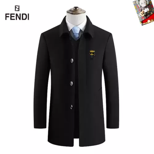 Fendi Coat Long Sleeved For Men #1385514