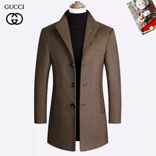 Gucci Coat Long Sleeved For Men #1385524