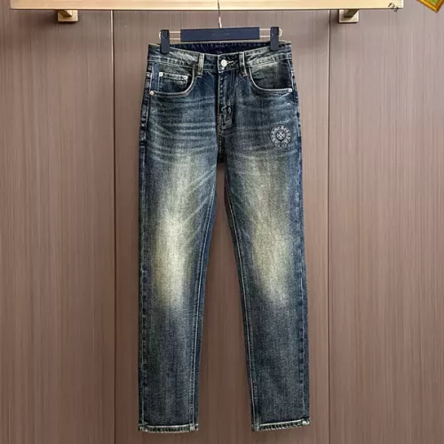 Cheap Chrome Hearts Jeans For Men #1385911 Replica Wholesale [$48.00 USD] [ITEM#1385911] on Replica Chrome Hearts Jeans