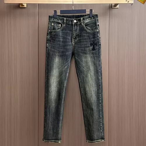 Cheap Chrome Hearts Jeans For Men #1385918 Replica Wholesale [$48.00 USD] [ITEM#1385918] on Replica Chrome Hearts Jeans