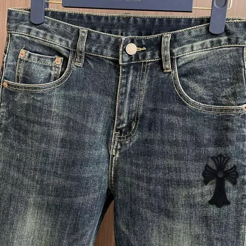 Cheap Chrome Hearts Jeans For Men #1385918 Replica Wholesale [$48.00 USD] [ITEM#1385918] on Replica Chrome Hearts Jeans