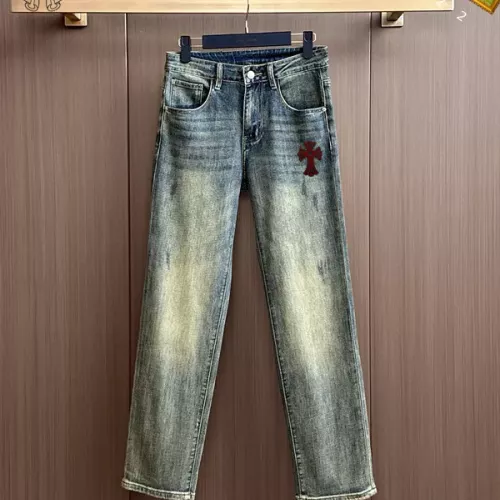 Cheap Chrome Hearts Jeans For Men #1385921 Replica Wholesale [$48.00 USD] [ITEM#1385921] on Replica Chrome Hearts Jeans