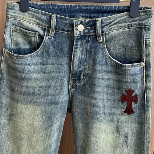 Cheap Chrome Hearts Jeans For Men #1385921 Replica Wholesale [$48.00 USD] [ITEM#1385921] on Replica Chrome Hearts Jeans