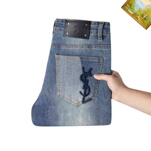 Cheap Yves Saint Laurent YSL Jeans For Men #1385940 Replica Wholesale [$48.00 USD] [ITEM#1385940] on Replica Yves Saint Laurent YSL Jeans