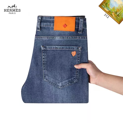 Cheap Hermes Jeans For Men #1385952 Replica Wholesale [$48.00 USD] [ITEM#1385952] on Replica Hermes Jeans