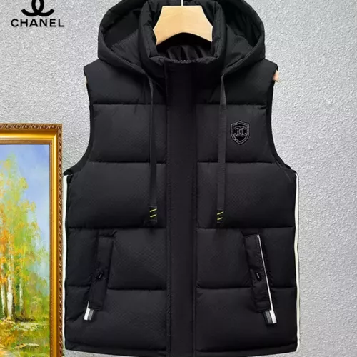 Cheap Chanel Jackets Sleeveless For Men #1386075 Replica Wholesale [$56.00 USD] [ITEM#1386075] on Replica Chanel Jackets