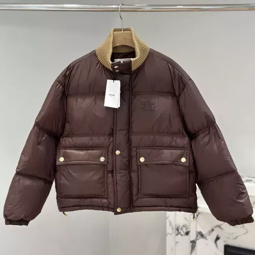 Cheap Celine Down Feather Coat Long Sleeved For Women #1386140 Replica Wholesale [$240.00 USD] [ITEM#1386140] on Replica Celine Down Feather Coat