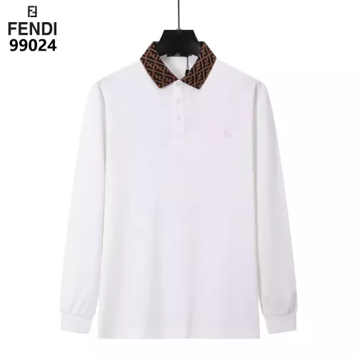 Fendi T-Shirts Long Sleeved For Men #1386261