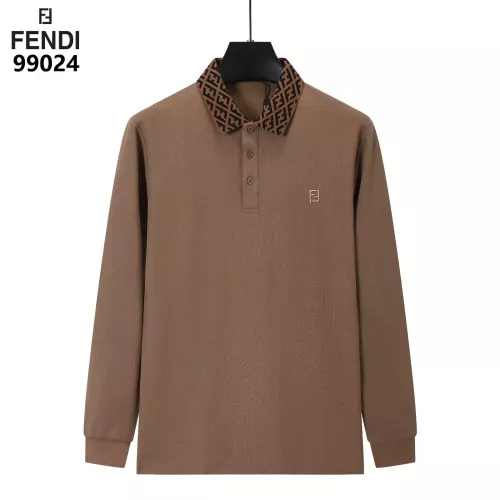 Fendi T-Shirts Long Sleeved For Men #1386262