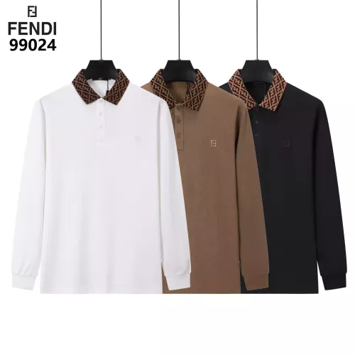 Cheap Fendi T-Shirts Long Sleeved For Men #1386262 Replica Wholesale [$40.00 USD] [ITEM#1386262] on Replica Fendi T-Shirts
