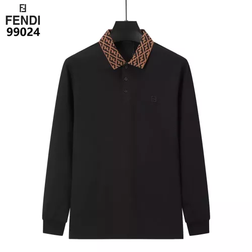 Fendi T-Shirts Long Sleeved For Men #1386263