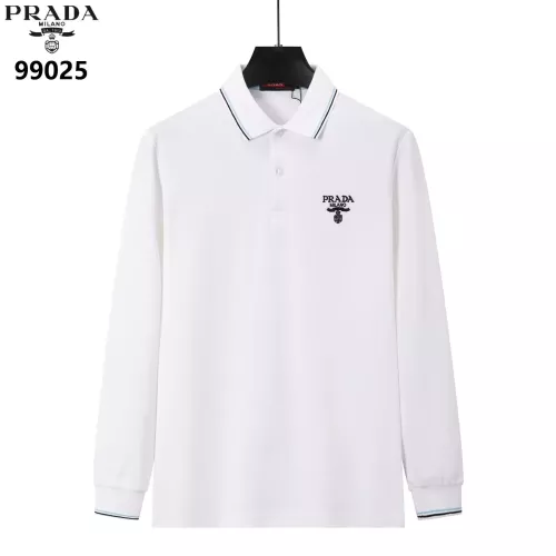 Prada T-Shirts Long Sleeved For Men #1386264