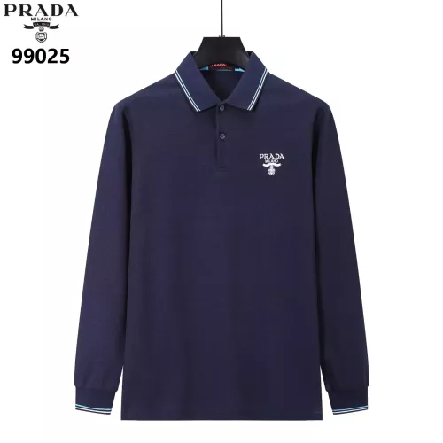 Prada T-Shirts Long Sleeved For Men #1386265