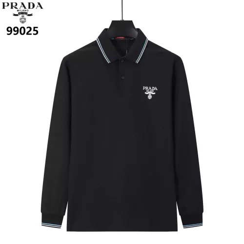 Prada T-Shirts Long Sleeved For Men #1386266