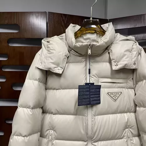 Cheap Prada Down Feather Coat Long Sleeved For Men #1386358 Replica Wholesale [$145.00 USD] [ITEM#1386358] on Replica Prada Down Feather Coat