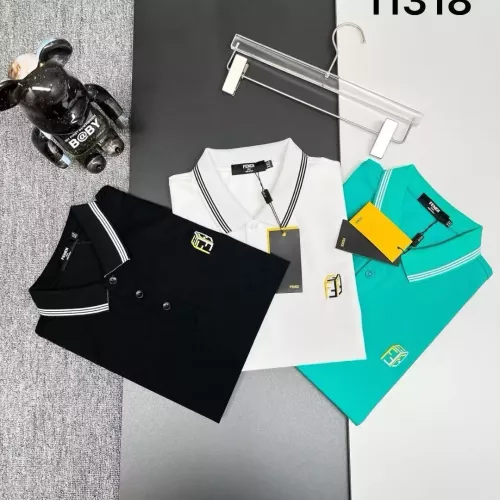 Cheap Fendi T-Shirts Short Sleeved For Men #1386452 Replica Wholesale [$38.00 USD] [ITEM#1386452] on Replica Fendi T-Shirts