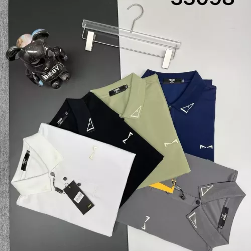 Cheap Fendi T-Shirts Short Sleeved For Men #1386458 Replica Wholesale [$38.00 USD] [ITEM#1386458] on Replica Fendi T-Shirts