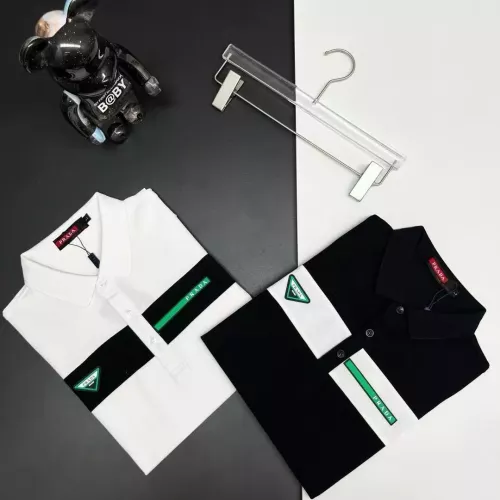 Cheap Prada T-Shirts Short Sleeved For Men #1386640 Replica Wholesale [$38.00 USD] [ITEM#1386640] on Replica Prada T-Shirts