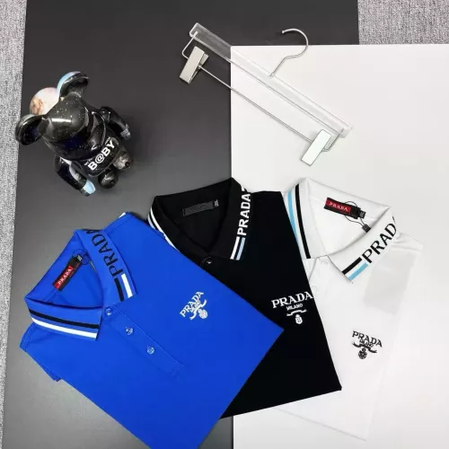 Cheap Prada T-Shirts Short Sleeved For Men #1386650 Replica Wholesale [$38.00 USD] [ITEM#1386650] on Replica Prada T-Shirts
