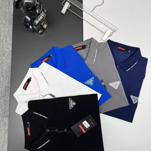Cheap Prada T-Shirts Short Sleeved For Men #1386666 Replica Wholesale [$38.00 USD] [ITEM#1386666] on Replica Prada T-Shirts
