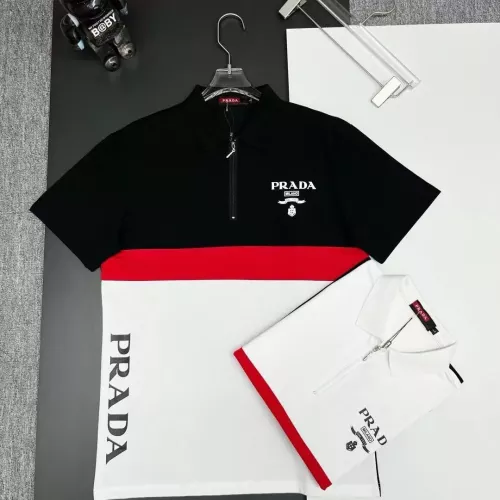 Cheap Prada T-Shirts Short Sleeved For Men #1386668 Replica Wholesale [$38.00 USD] [ITEM#1386668] on Replica Prada T-Shirts