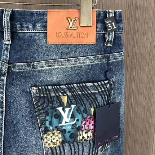 Cheap Louis Vuitton LV Jeans For Men #1386934 Replica Wholesale [$80.00 USD] [ITEM#1386934] on Replica Louis Vuitton LV Jeans