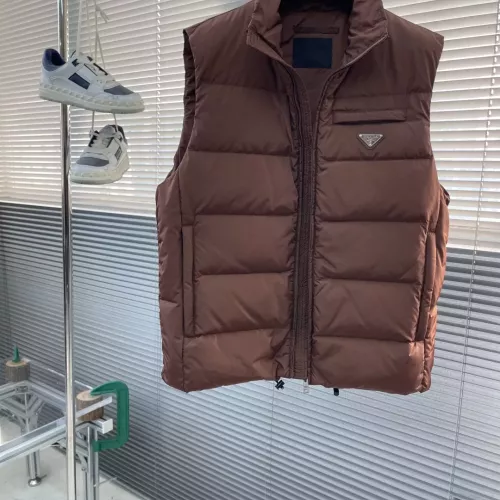 Cheap Prada Down Feather Coat Sleeveless For Men #1386947 Replica Wholesale [$155.00 USD] [ITEM#1386947] on Replica Prada Down Feather Coat