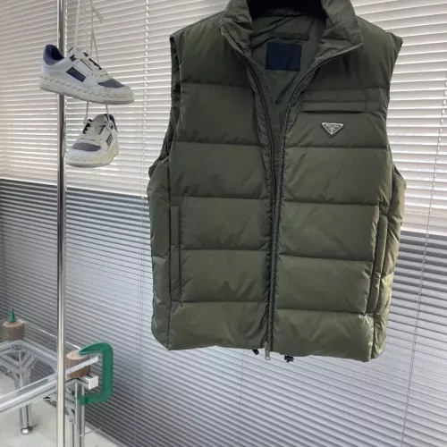 Cheap Prada Down Feather Coat Sleeveless For Men #1386948 Replica Wholesale [$155.00 USD] [ITEM#1386948] on Replica Prada Down Feather Coat