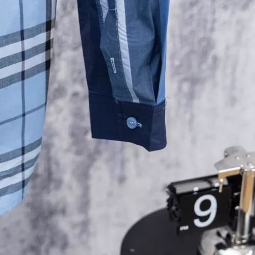 Cheap Burberry Shirts Long Sleeved For Men #1387024 Replica Wholesale [$52.00 USD] [ITEM#1387024] on Replica Burberry Shirts